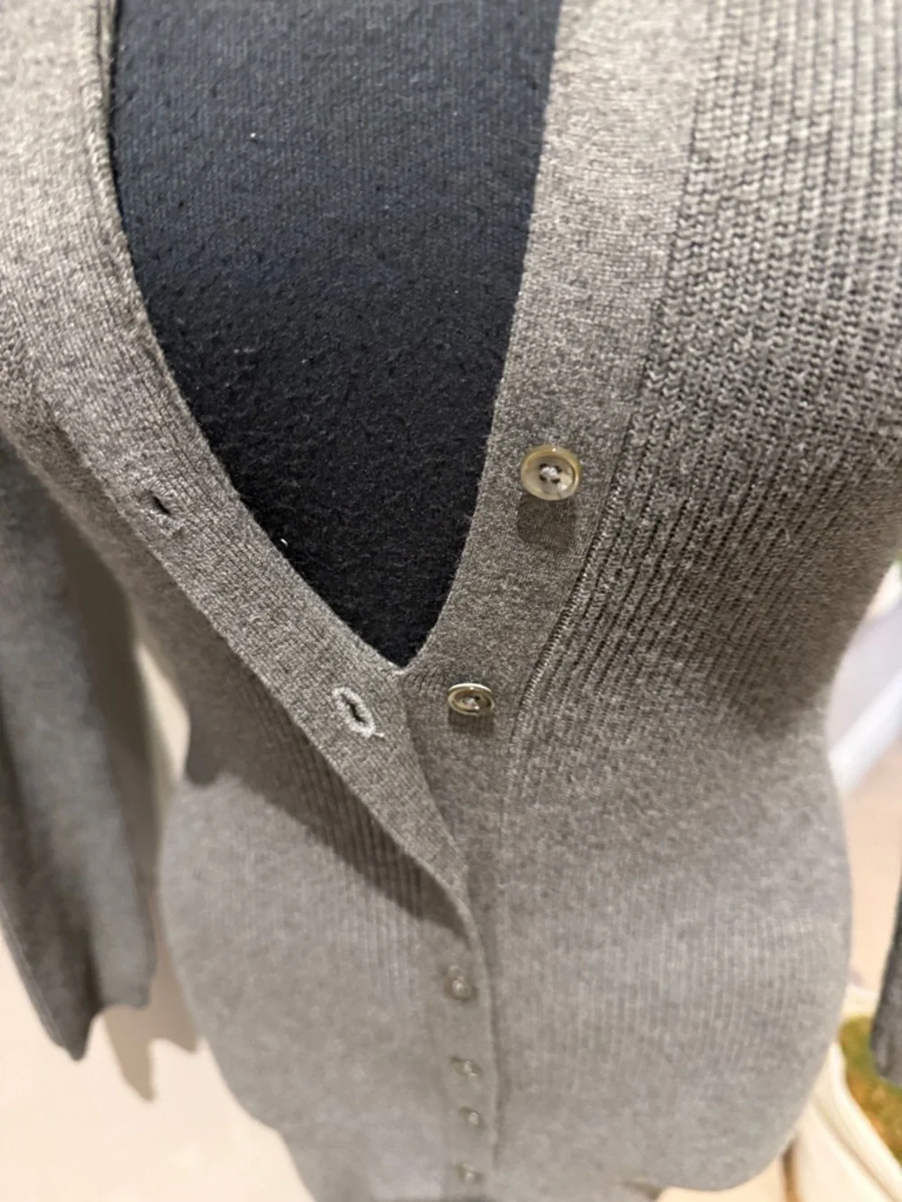 WILFRED ARITZIA COVE DRESS RIBBED KNIT POLO SWEATER DRESS - Picture 11 of 14